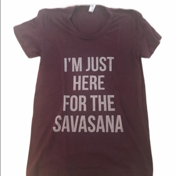 American Apparel Tops - 🧘🏼‍♀️AMERICAN APPAREL SAVASANA YOGA SHIRT